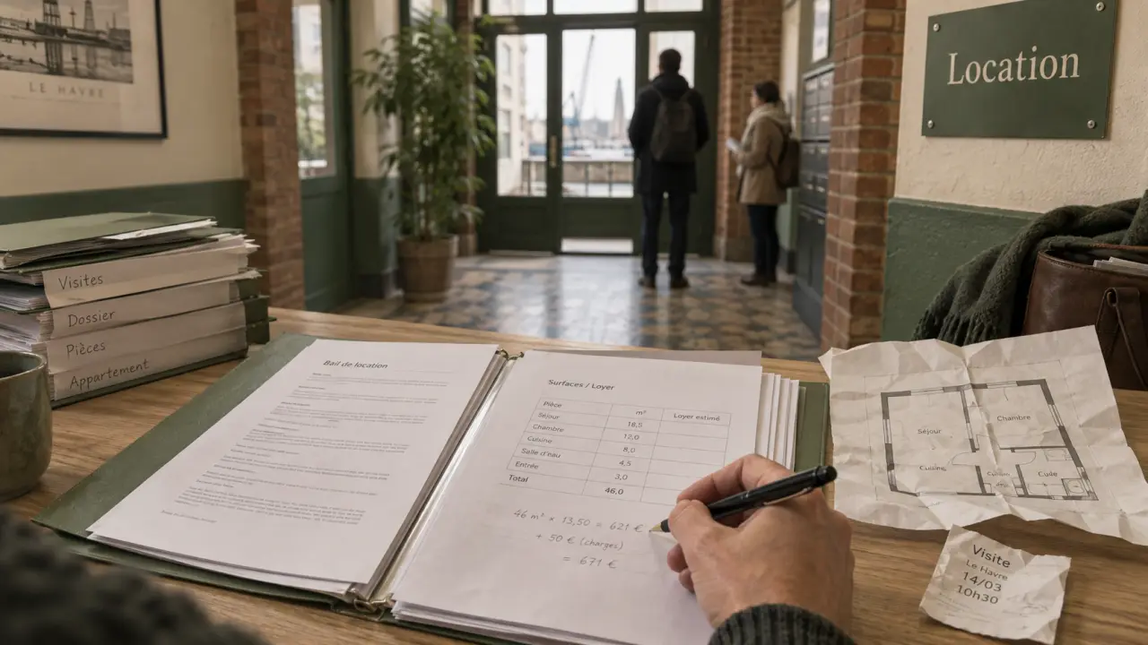 Location appartement Le Havre : dossier de visite et vérifications avant signature