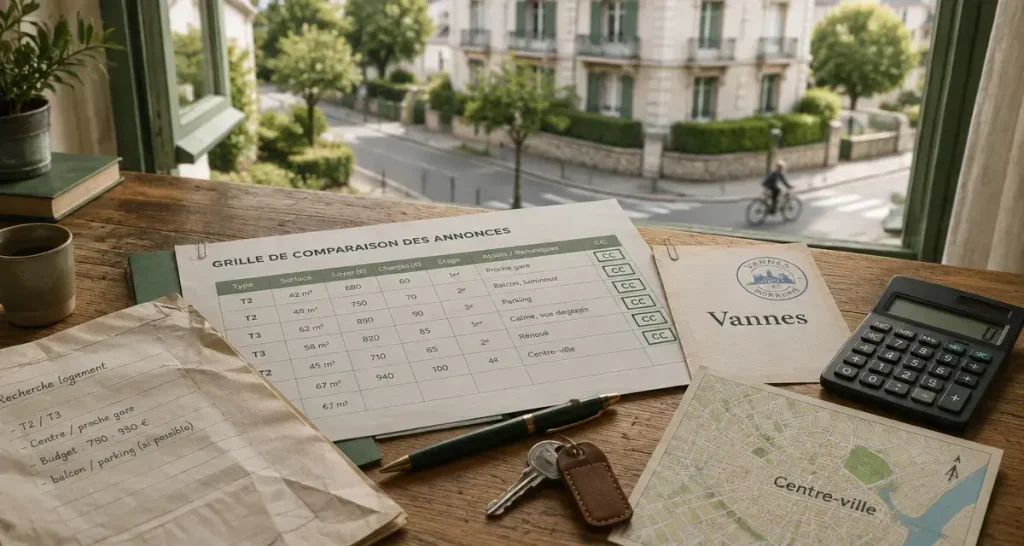 Location d’appartement à Vannes : le budget, le quartier et le dossier qui font la différence