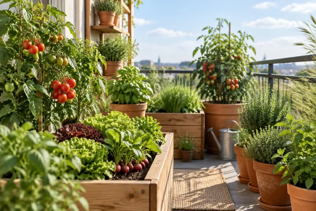 Potager sur balcon : le poids d&rsquo;un bac plein, l&rsquo;erreur que personne ne calcule