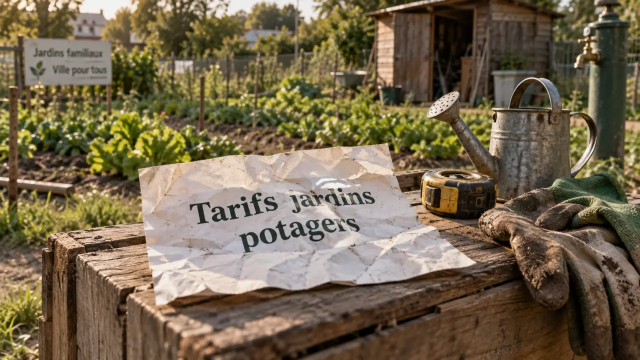 Tarif location jardin potager : 23 à 107 € selon la parcelle